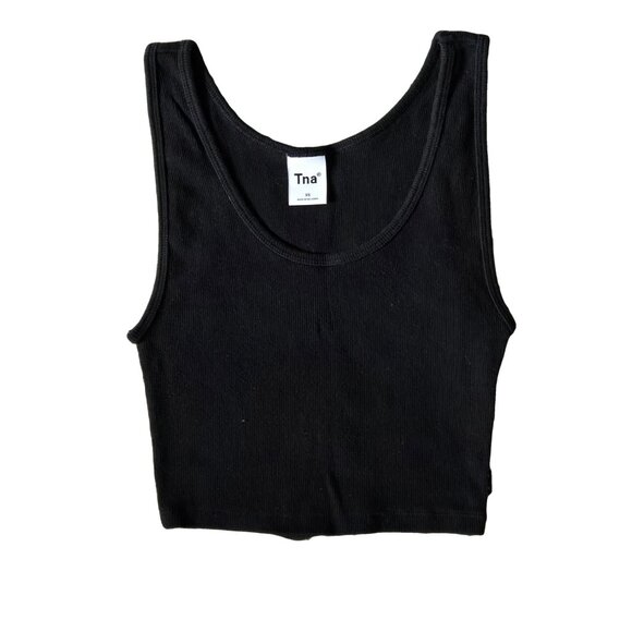 Aritzia TNA Homestretch Black Crop Tank XS - Picture 1 of 5